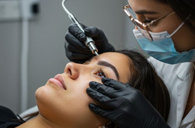 Micropigmentação (sobrancelhas, olhos, lábios)